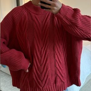 J.Crew Red Sweater